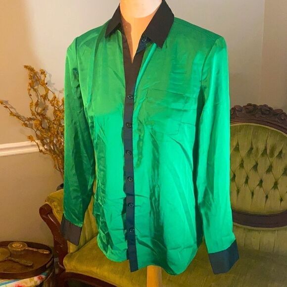 New York & Co. button down, career top. Women’s M. NWOT - Picture 2 of 4